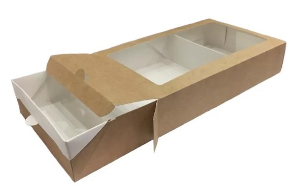 Картонная коробка-пенал из крафт-картона: функциональность и экологичность
